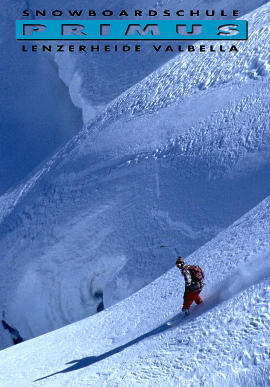 Andy Tanner - First board, location Hoch Ybrig 1983