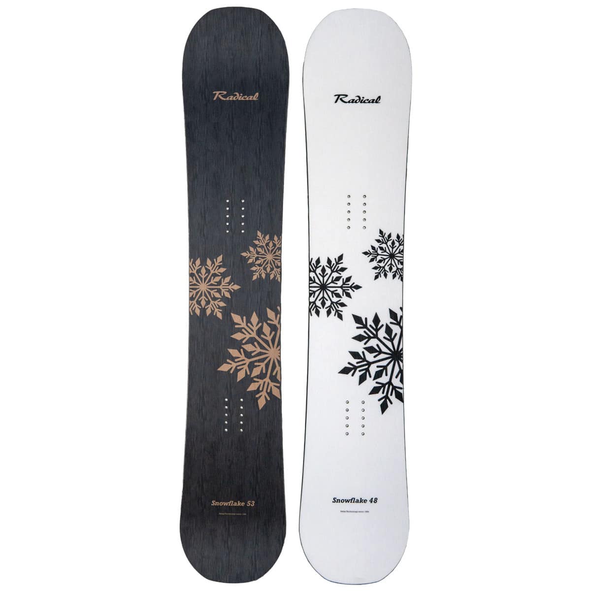 Snowflake 3.0 - the ultimate all-round board for women, available in white or black design.
