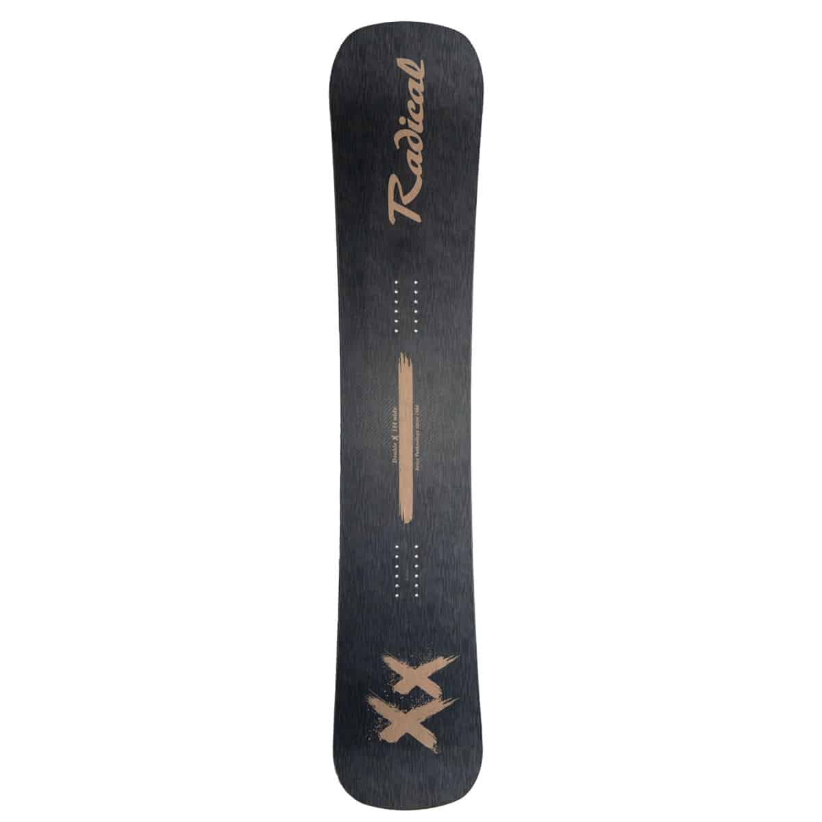 The Radical Double X 2.0 is the carving board for ambitious riders.